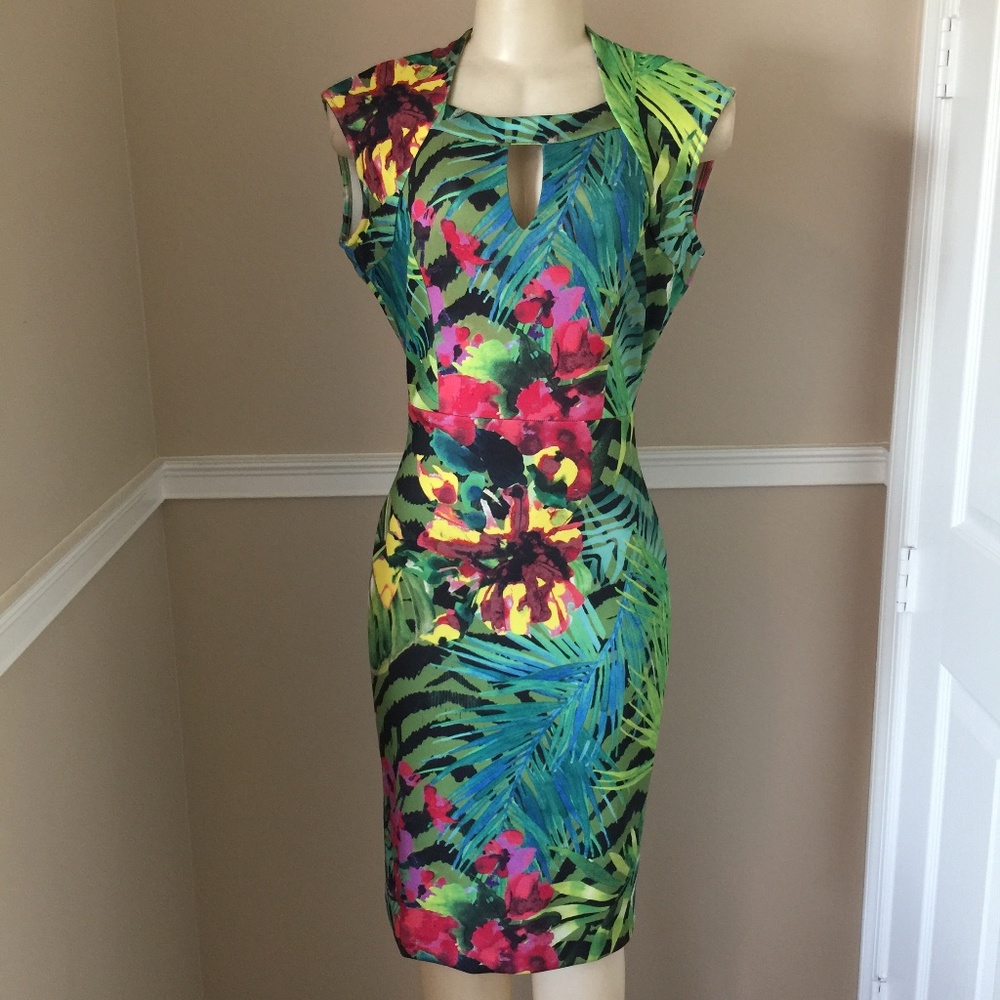  Super Colorful Jungle Dress 